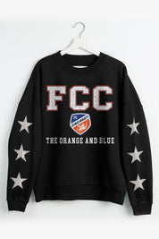 FC CINCINNATI VELOCITY STAR EMBELLISHED CREW SWEATSHIRT