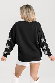 HOUSTON DYNAMO VELOCITY STAR EMBELLISHED CREW SWEATSHIRT