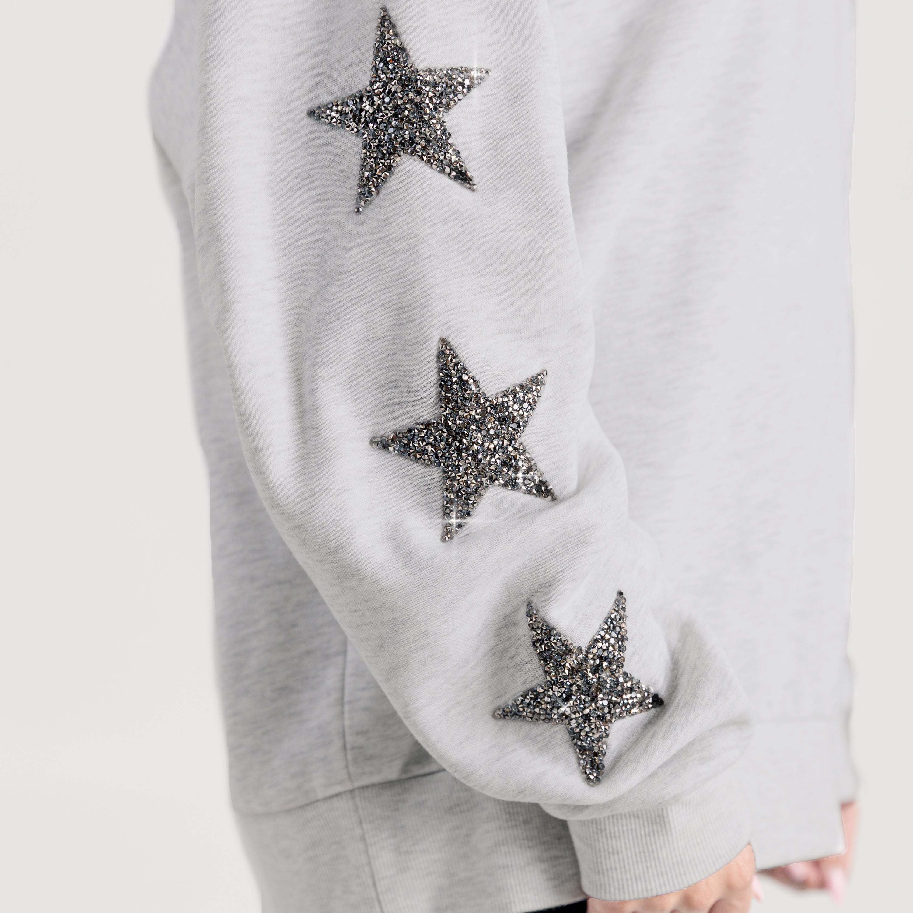 HOUSTON COUGARS RESILIENCE STAR EMBELLISHED CREW SWEATSHIRT