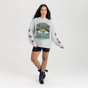 JACKSONVILLE JAGUARS RESILIENCE STAR EMBELLISHED CREW SWEATSHIRT