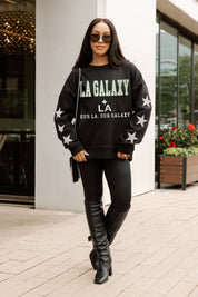 LOS ANGELES GALAXY VELOCITY STAR EMBELLISHED CREW SWEATSHIRT