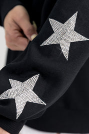 LOS ANGELES GALAXY VELOCITY STAR EMBELLISHED CREW SWEATSHIRT