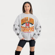 MARYLAND TERRAPINS RESILIENCE STAR EMBELLISHED CREW SWEATSHIRT