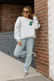 Ash Charlotte 49ers DEDICATION Star-Sleeve Crewneck Pullover - Relaxed Street Style with Wide-Leg Jeans | Gameday Couture - SOHO