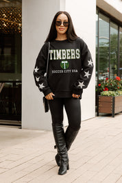 PORTLAND TIMBERS VELOCITY STAR EMBELLISHED CREW SWEATSHIRT