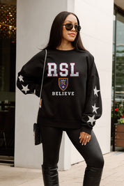 REAL SALT LAKE VELOCITY STAR EMBELLISHED CREW SWEATSHIRT