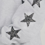 SAN FRANCISCO 49ERS RESILIENCE STAR EMBELLISHED CREW SWEATSHIRT