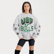 SOUTH FLORIDA BULLS RESILIENCE STAR EMBELLISHED CREW SWEATSHIRT