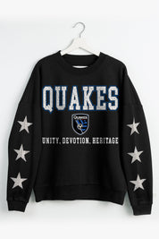SAN JOSE EARTHQUAKES VELOCITY STAR EMBELLISHED CREW SWEATSHIRT