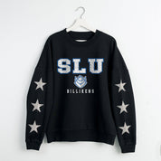 SAINT LOUIS BILLIKENS VELOCITY STAR EMBELLISHED CREW SWEATSHIRT