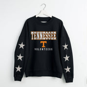 TENNESSEE VOLUNTEERS VELOCITY STAR EMBELLISHED CREW SWEATSHIRT