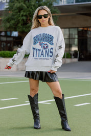 TENNESSEE TITANS RESILIENCE STAR EMBELLISHED CREW SWEATSHIRT