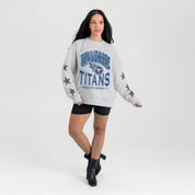 TENNESSEE TITANS RESILIENCE STAR EMBELLISHED CREW SWEATSHIRT