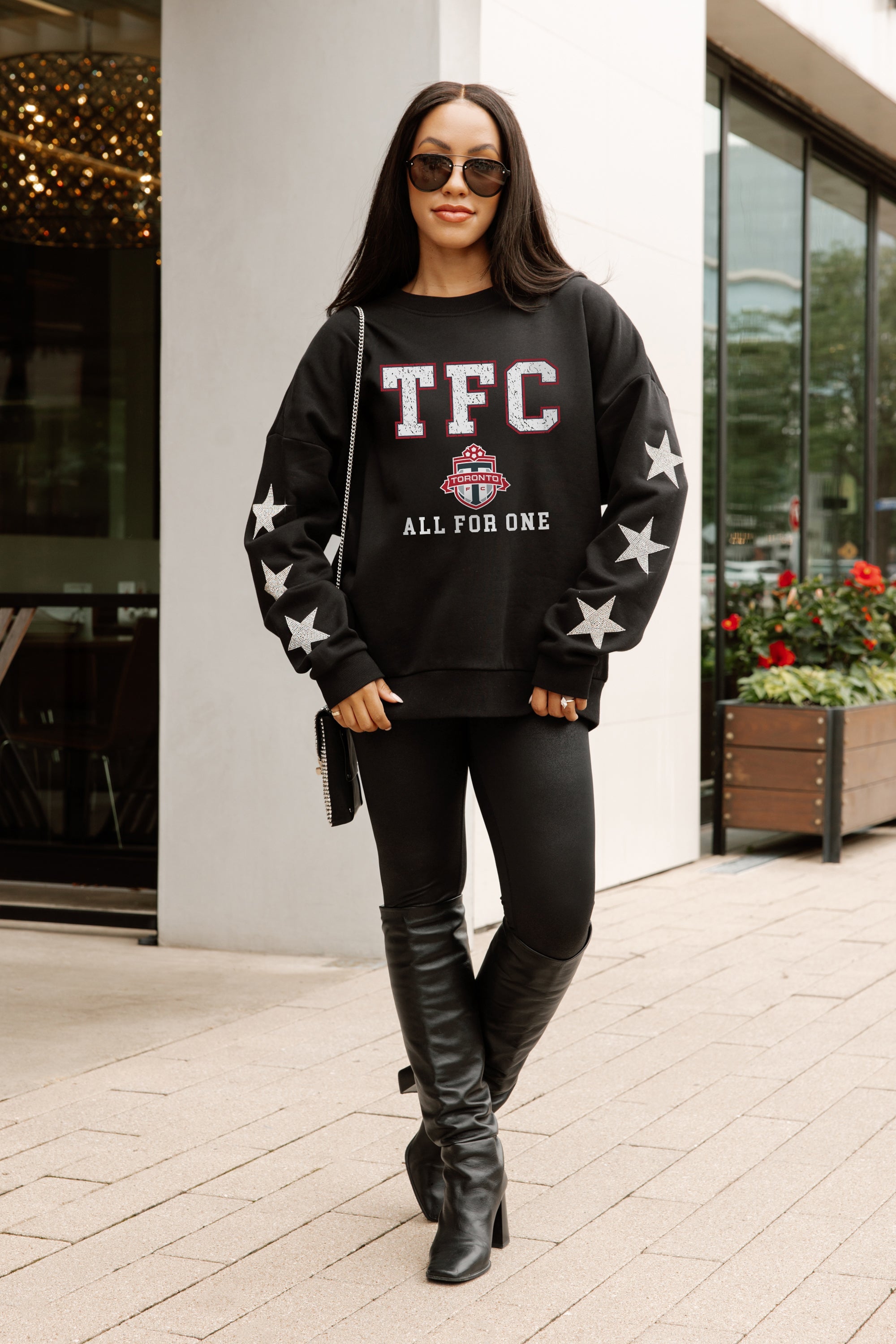 TORONTO FC VELOCITY STAR EMBELLISHED CREW SWEATSHIRT