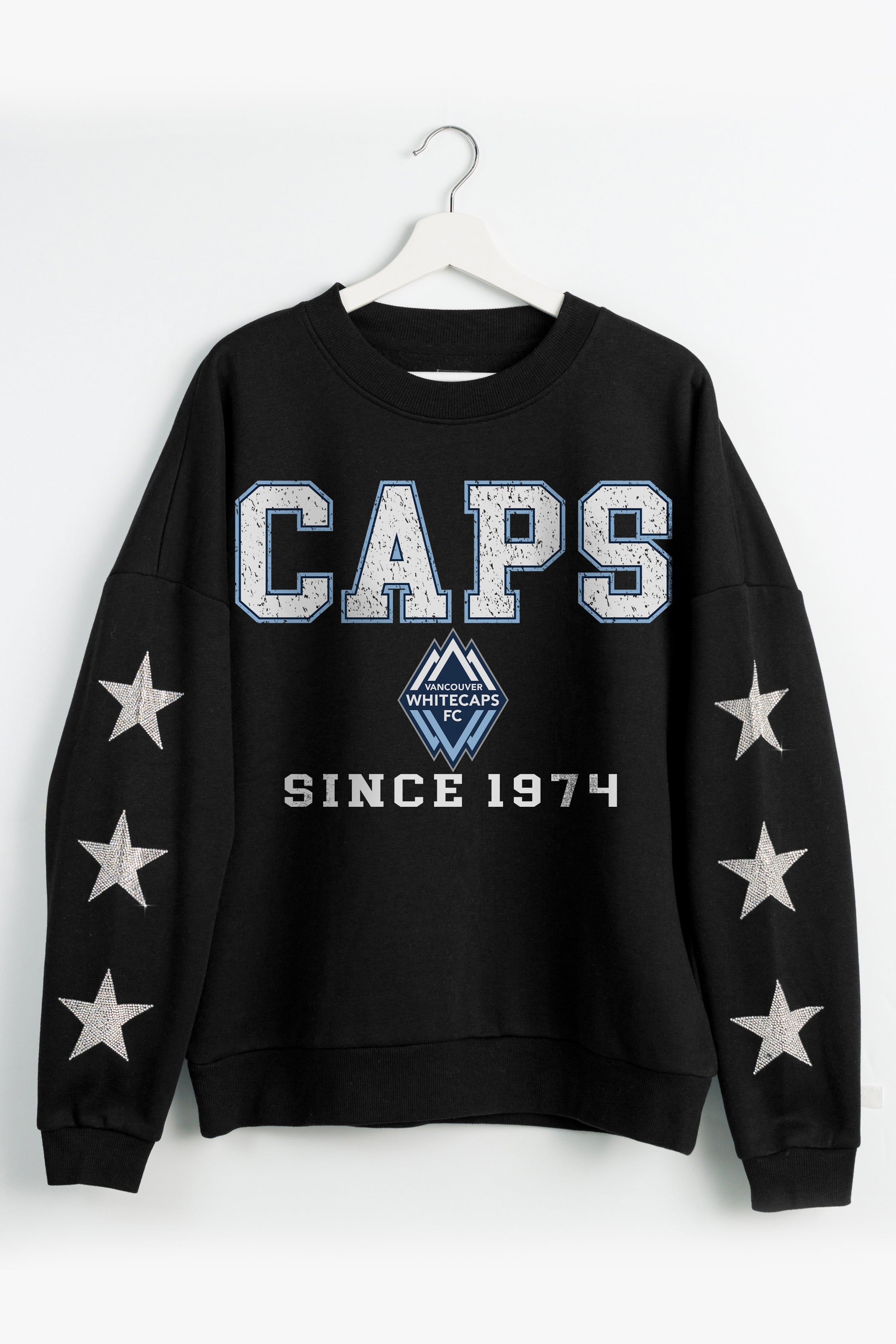 VANCOUVER WHITECAPS FC VELOCITY STAR EMBELLISHED CREW SWEATSHIRT