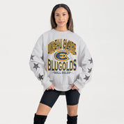WISCONSIN-EAU CLAIRE BLUGOLDS RESILIENCE STAR EMBELLISHED CREW SWEATSHIRT