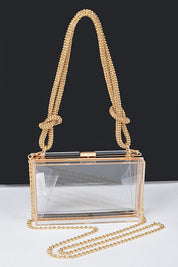 GLIMMER BOX CLEAR STADIUM BAG