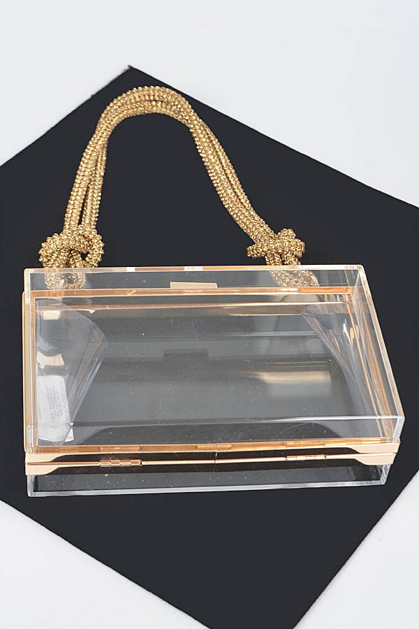 GLIMMER BOX CLEAR STADIUM BAG