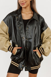 VARSITY VIBES COLORBLOCK JACKET