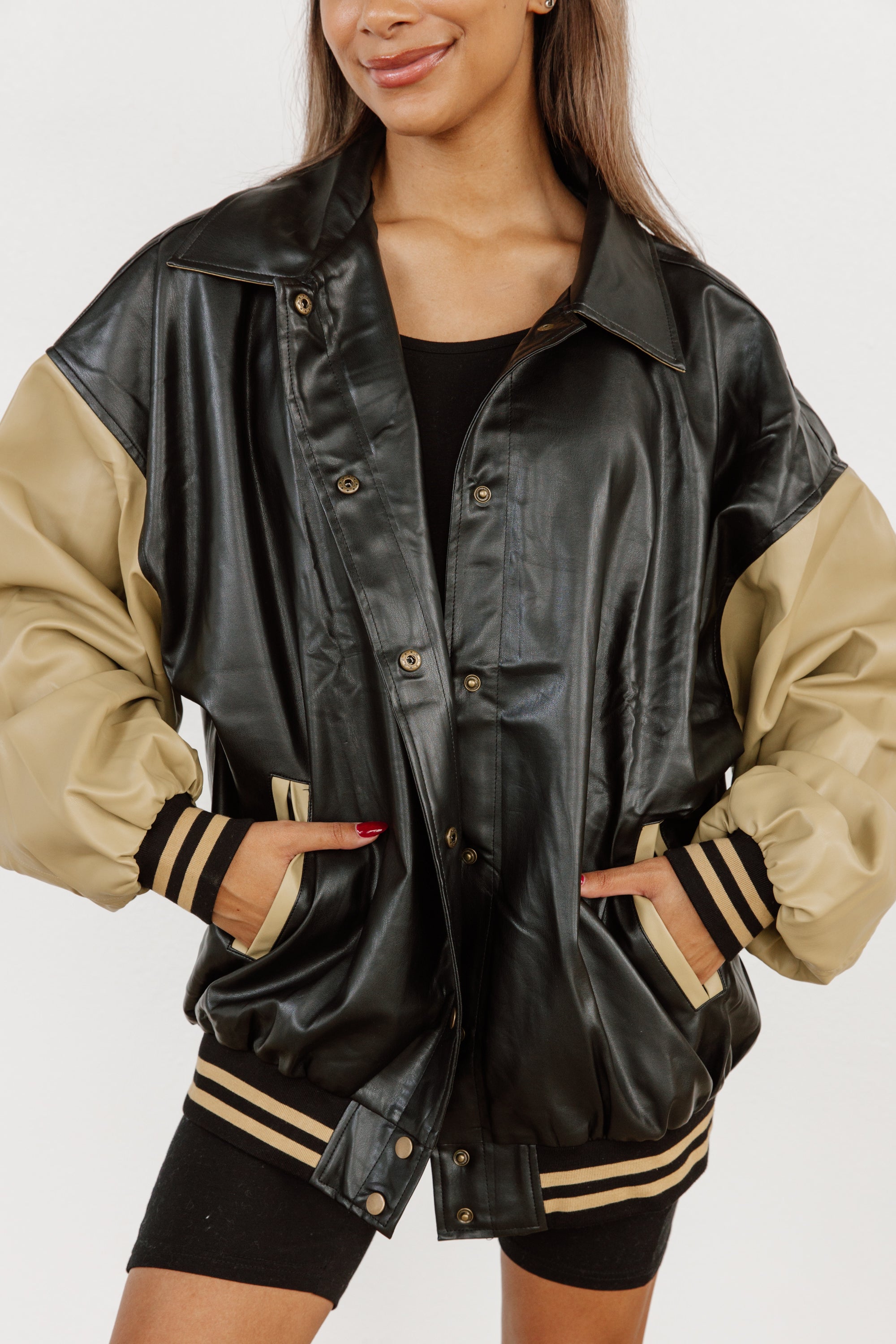 VARSITY VIBES COLORBLOCK JACKET