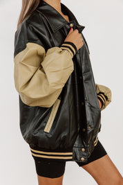 VARSITY VIBES COLORBLOCK JACKET