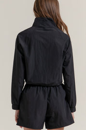 NEW HEIGHTS CROP JACKET AND SHORTS SET