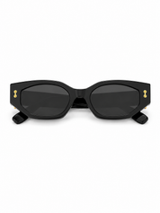 ALL THE ANGLES CAT EYE SUNGLASSES IN BLACK