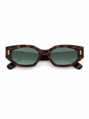 ALL THE ANGLES CAT EYE SUNGLASSES IN BROWN