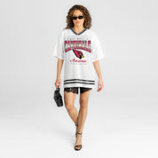 ARIZONA CARDINALS SQUAD MENTALITY OVERSIZED MESH FASHION TOP
