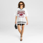 ARKANSAS RAZORBACKS SQUAD MENTALITY OVERSIZED MESH FASHION JERSEY