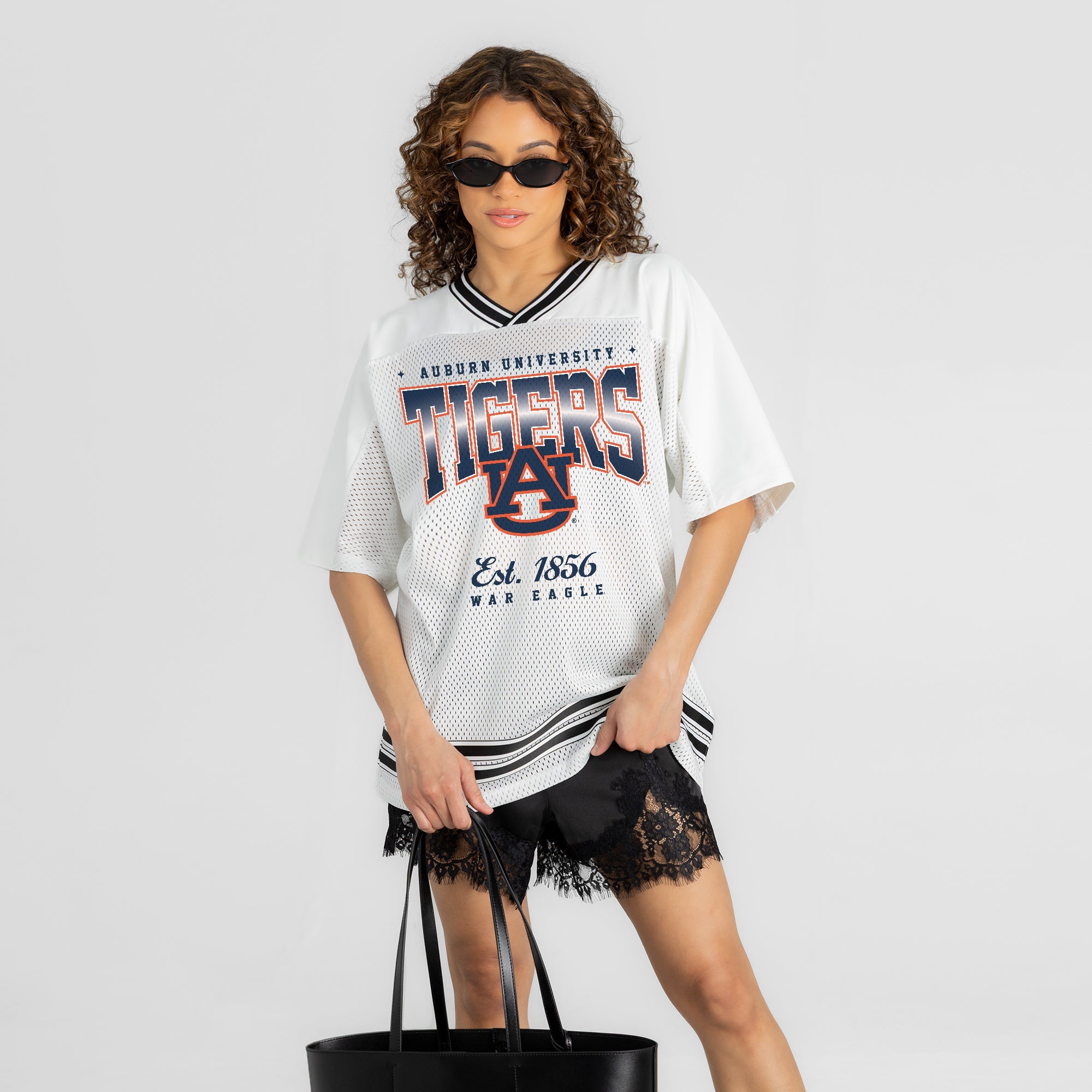 AUBURN TIGERS SQUAD MENTALITY OVERSIZED MESH FASHION JERSEY