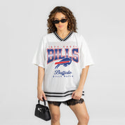 BUFFALO BILLS SQUAD MENTALITY OVERSIZED MESH FASHION TOP