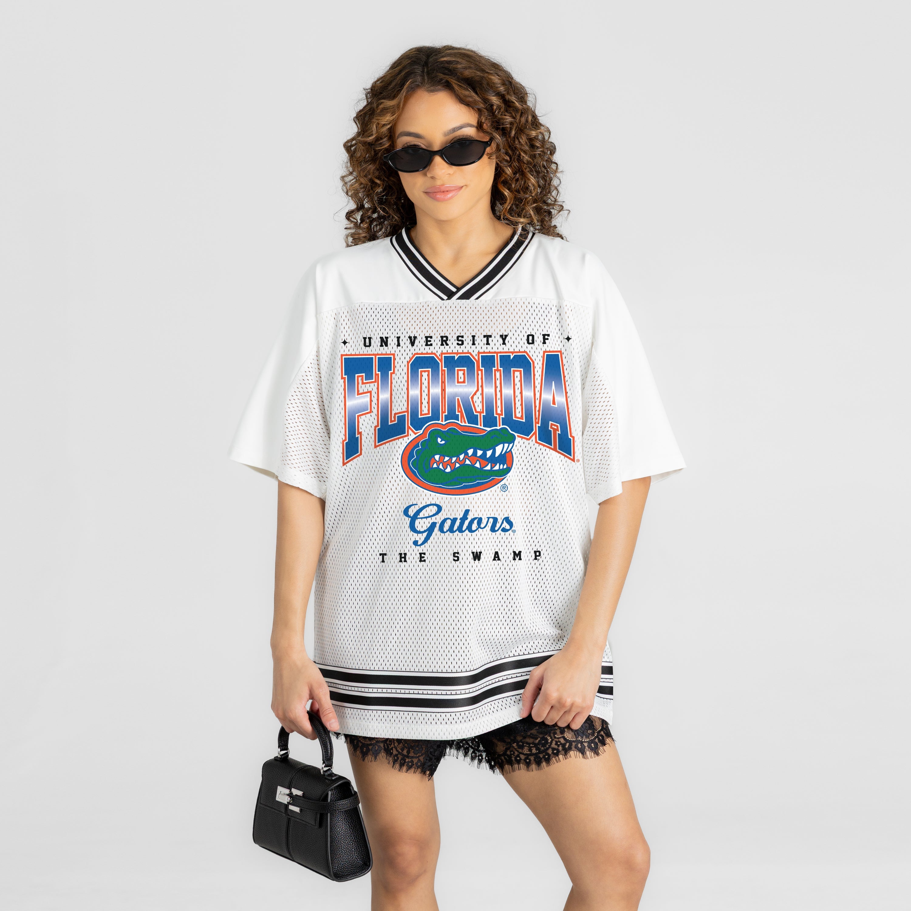 FLORIDA GATORS SQUAD MENTALITY OVERSIZED MESH FASHION JERSEY