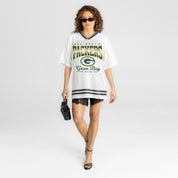 GREEN BAY PACKERS SQUAD MENTALITY OVERSIZED MESH FASHION TOP