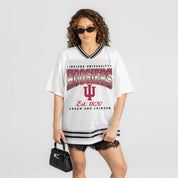 INDIANA HOOSIERS SQUAD MENTALITY OVERSIZED MESH FASHION JERSEY