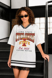 IOWA STATE CYCLONES SQUAD MENTALITY OVERSIZED MESH FASHION JERSEY