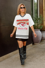 KANSAS CITY CHIEFS SQUAD MENTALITY OVERSIZED MESH FASHION TOP