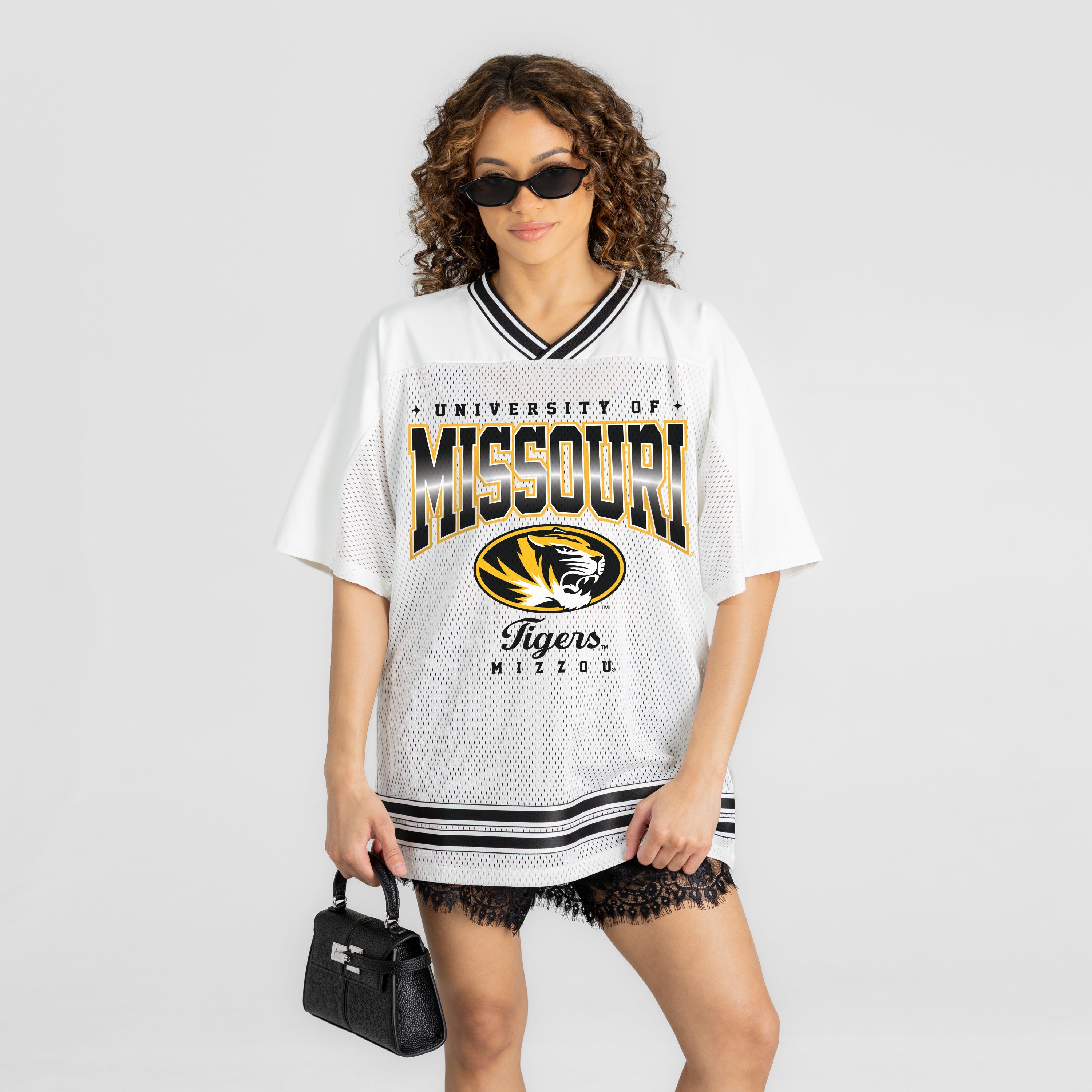 MISSOURI TIGERS SQUAD MENTALITY OVERSIZED MESH FASHION JERSEY