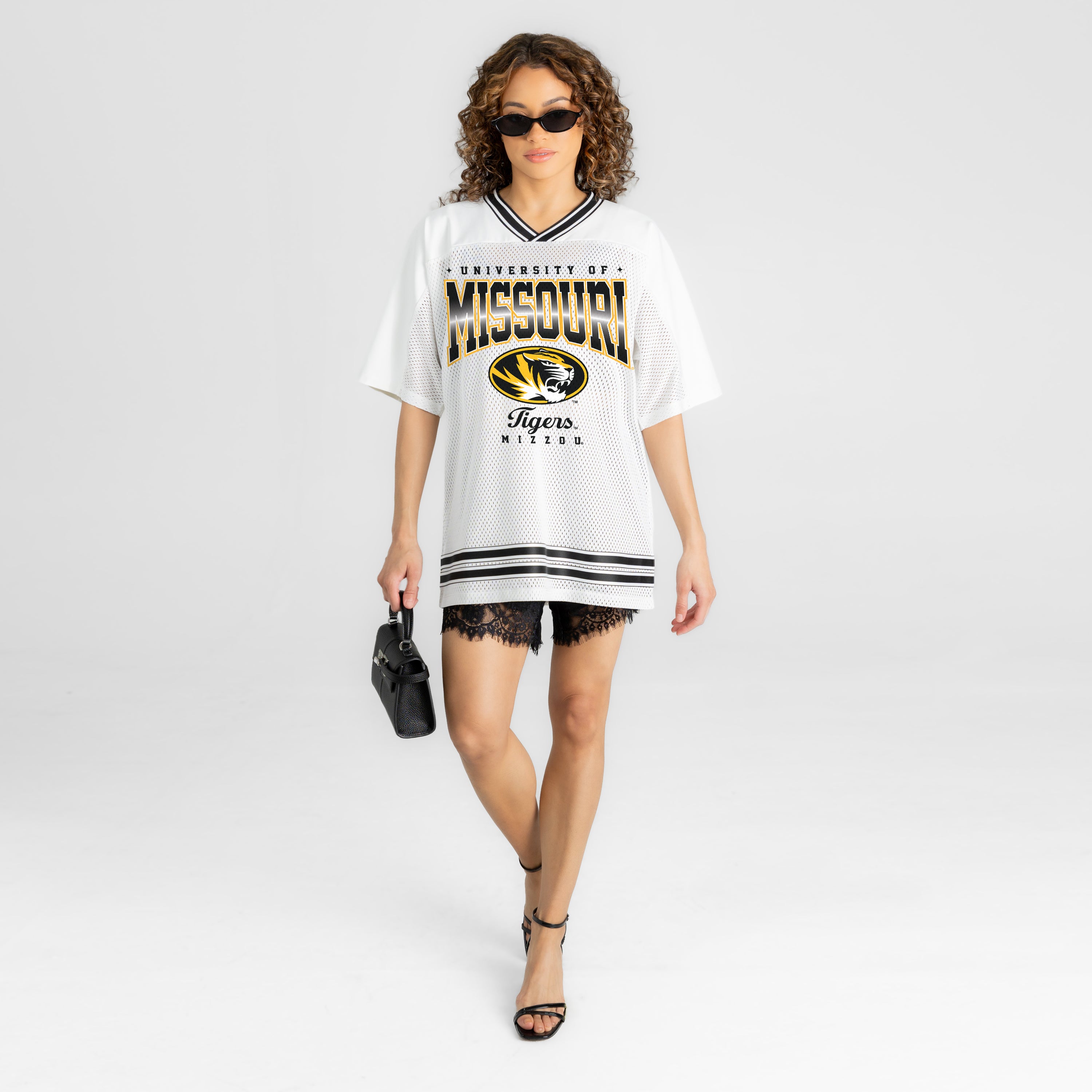 MISSOURI TIGERS SQUAD MENTALITY OVERSIZED MESH FASHION JERSEY