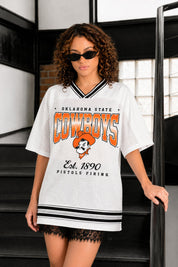 OKLAHOMA STATE COWBOYS SQUAD MENTALITY OVERSIZED MESH FASHION JERSEY