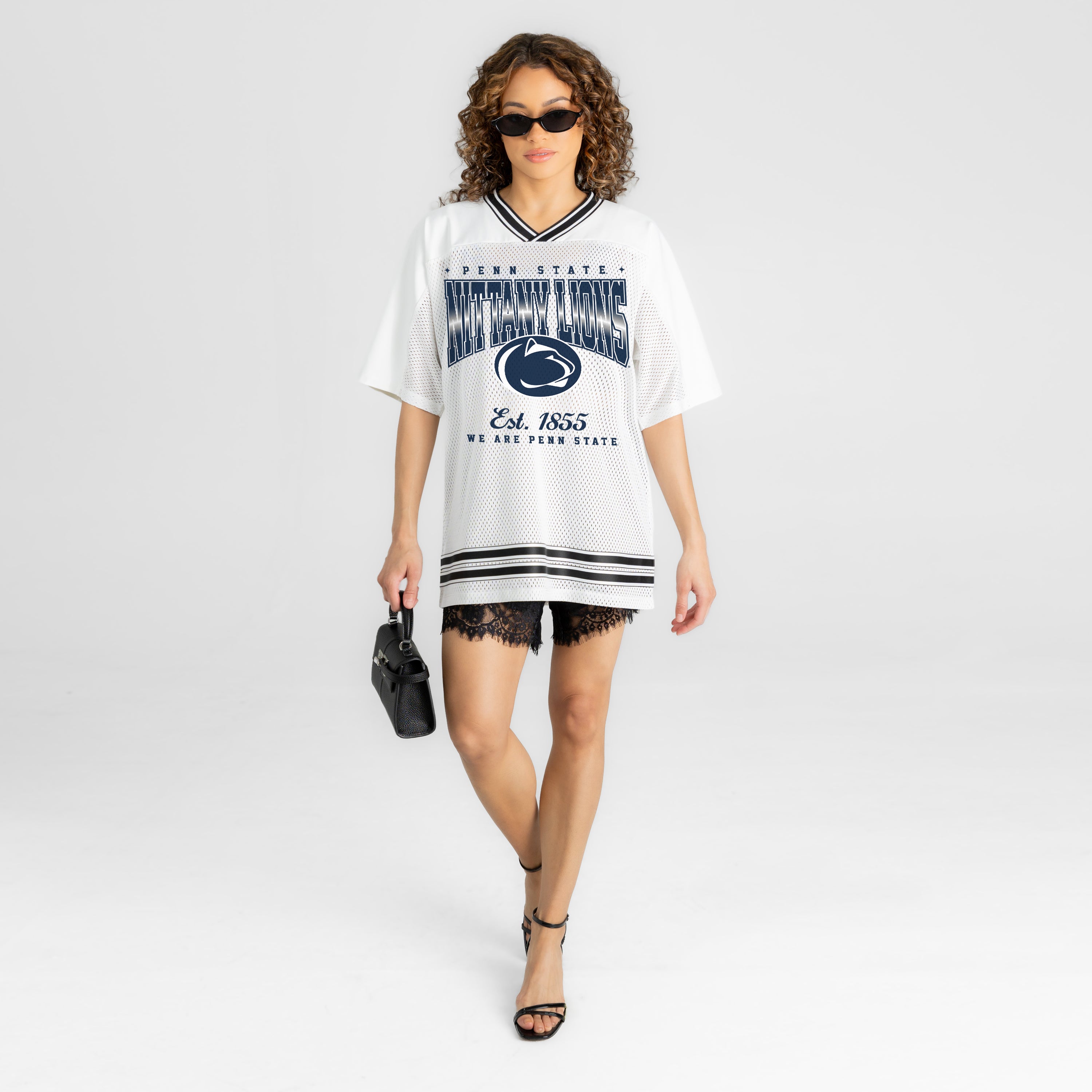 PENN STATE NITTANY LIONS SQUAD MENTALITY OVERSIZED MESH FASHION JERSEY