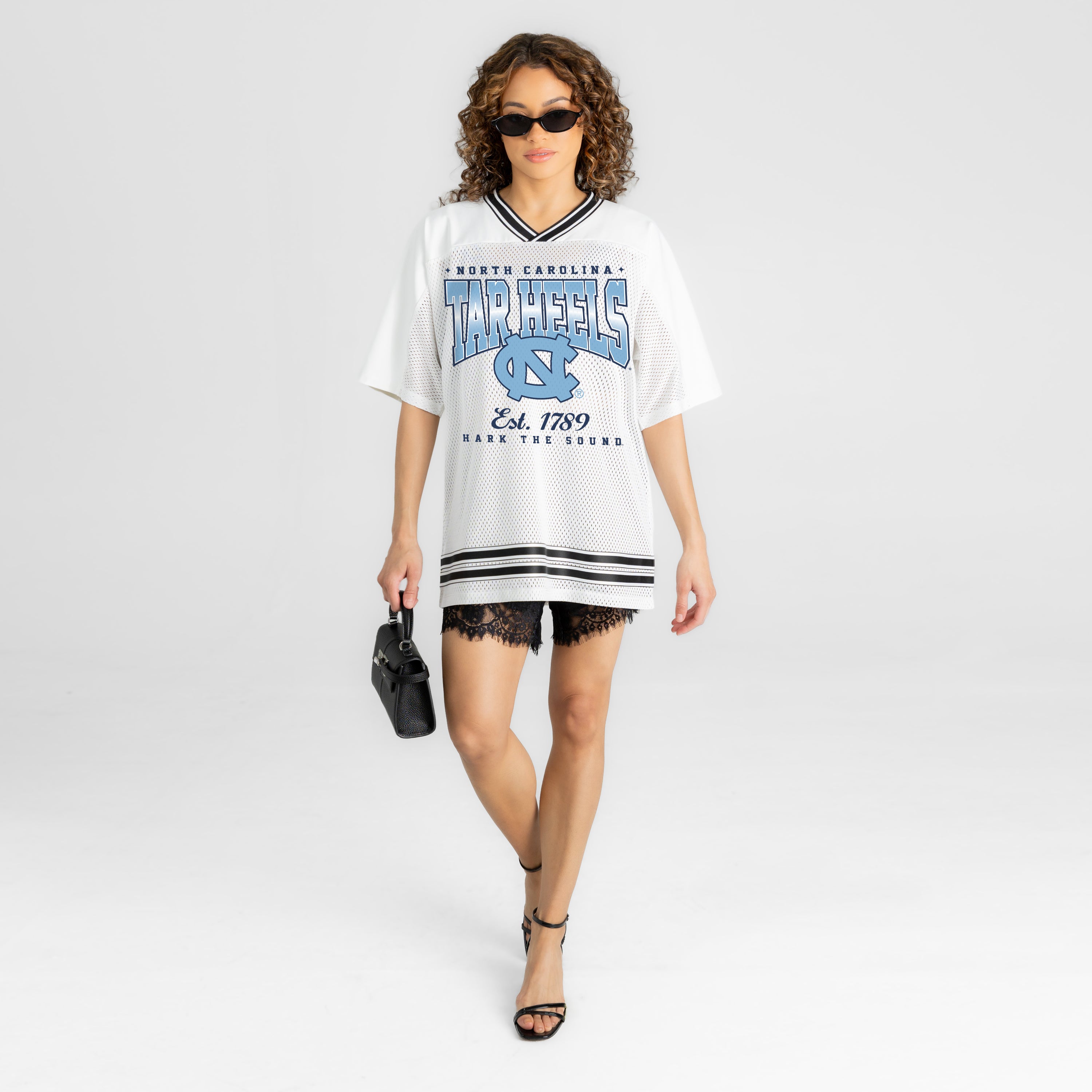 NORTH CAROLINA TAR HEELS SQUAD MENTALITY OVERSIZED MESH FASHION JERSEY