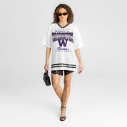 WASHINGTON HUSKIES SQUAD MENTALITY OVERSIZED MESH FASHION JERSEY