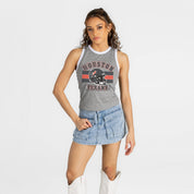 HOUSTON TEXANS VICTORY CLUB CONTRAST TRIM FITTED TANK TOP
