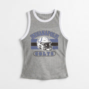 INDIANAPOLIS COLTS VICTORY CLUB CONTRAST TRIM FITTED TANK TOP