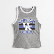 KENTUCKY WILDCATS VICTORY CLUB CONTRAST TRIM FITTED TANK TOP