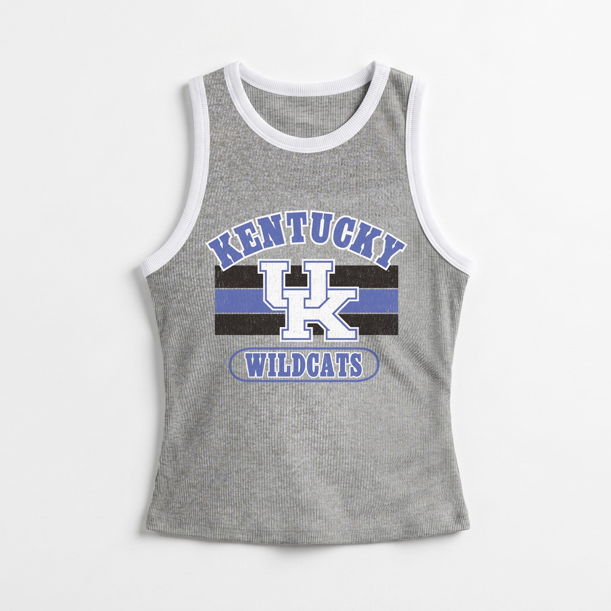KENTUCKY WILDCATS VICTORY CLUB CONTRAST TRIM FITTED TANK TOP