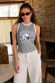 TENNESSEE TITANS VICTORY CLUB CONTRAST TRIM FITTED CROP TANK TOP