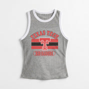 TEXAS TECH RED RAIDERS VICTORY CLUB CONTRAST TRIM FITTED TANK TOP