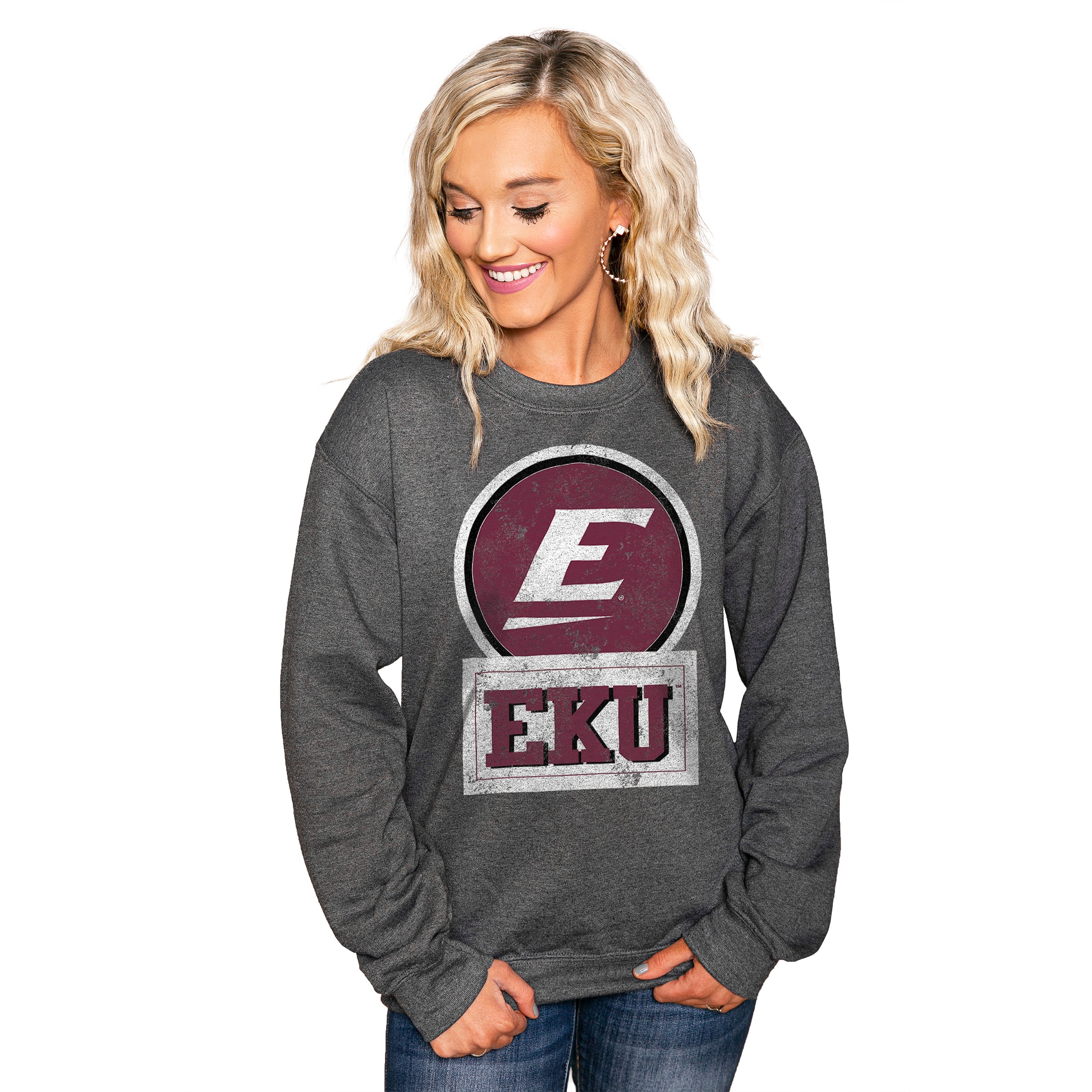 EASTERN KENTUCKY COLONELS Good Vibes  Crew Sweatshirt